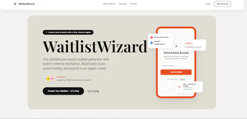 WaitlistWizard  screenshot 1