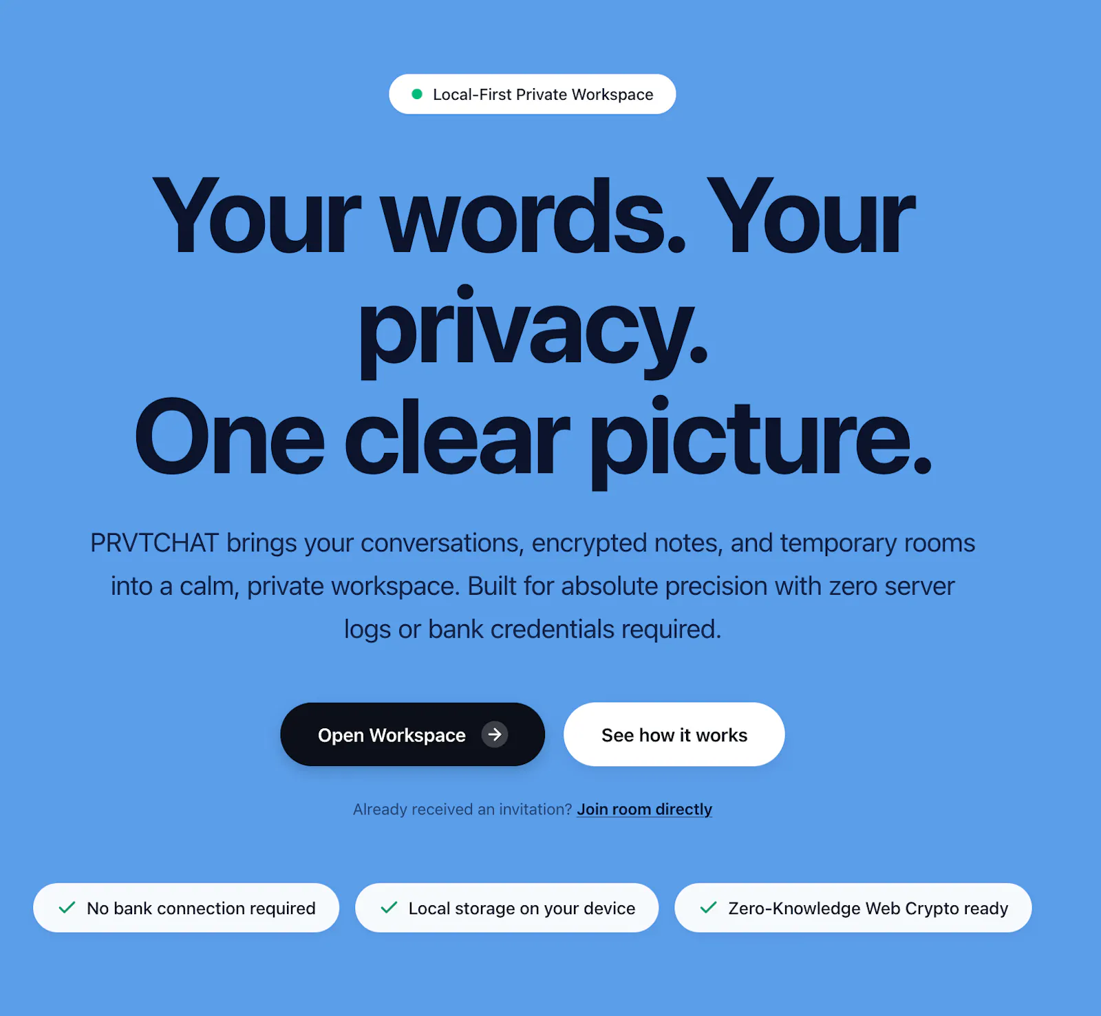 PrvtChat screenshot 1