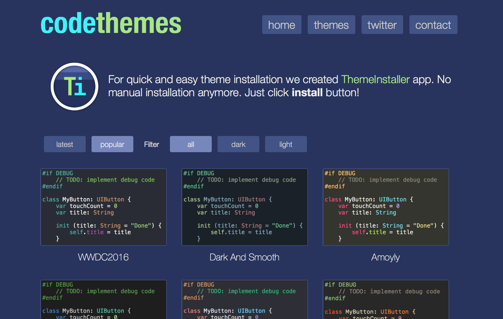 CodeThemes gallery image