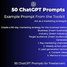 50 ChatGPT Prompts for Freelancers gallery image