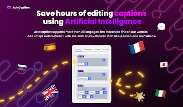 Multi-platform accessibility - AutoCaption is available across multiple platforms, making it the perfect tool for content creators worldwide.