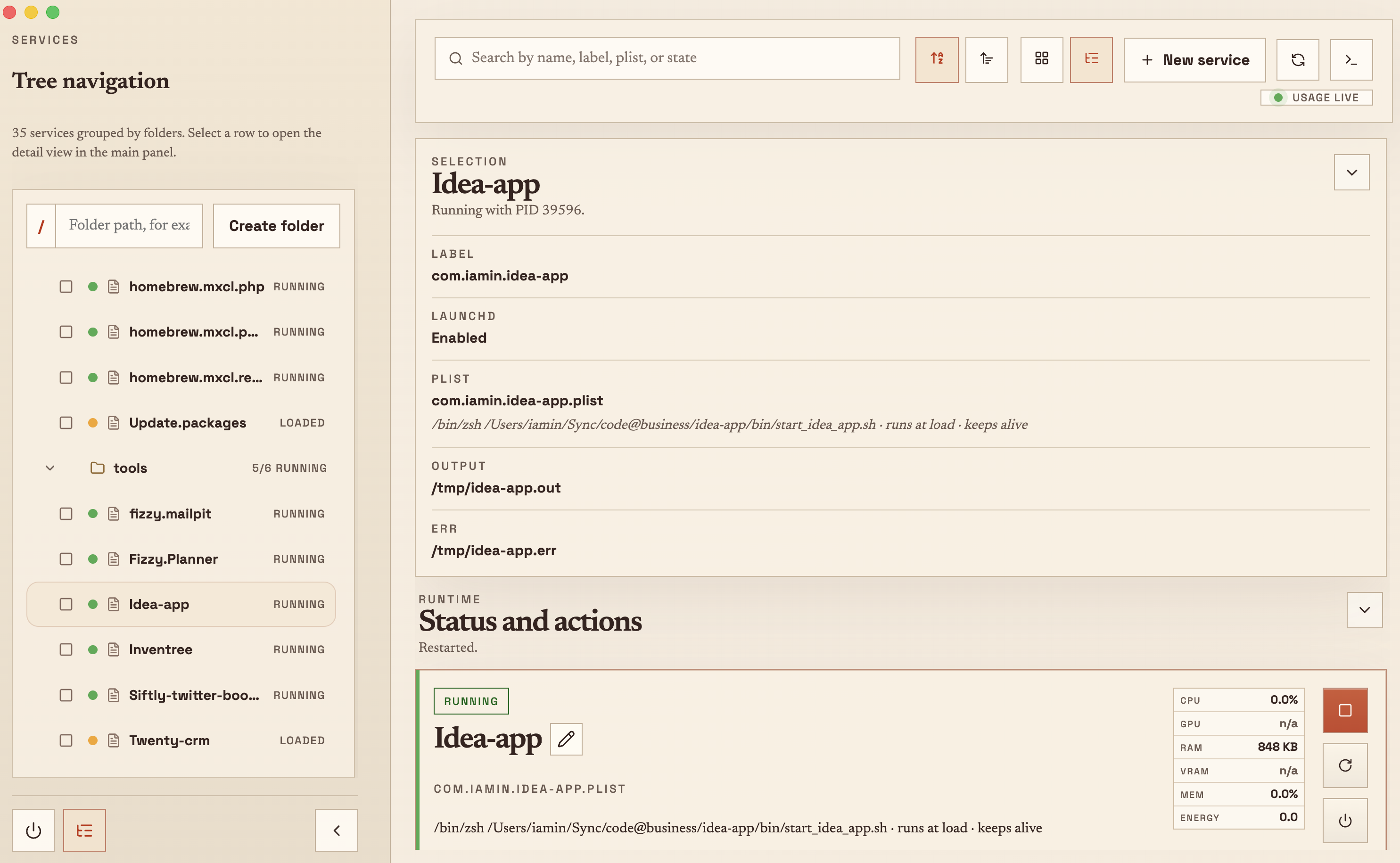 MacOS Launch Control  gallery image