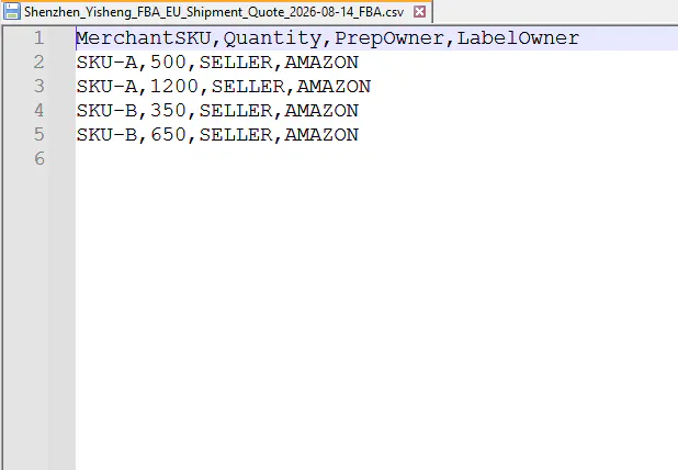 ExtractFBA: Raw Text to FBA-Ready CSV gallery image