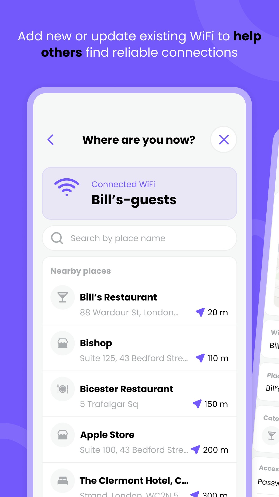 Media Connex ungu - Sambungkan ke rangkaian WiFi di seluruh dunia 6