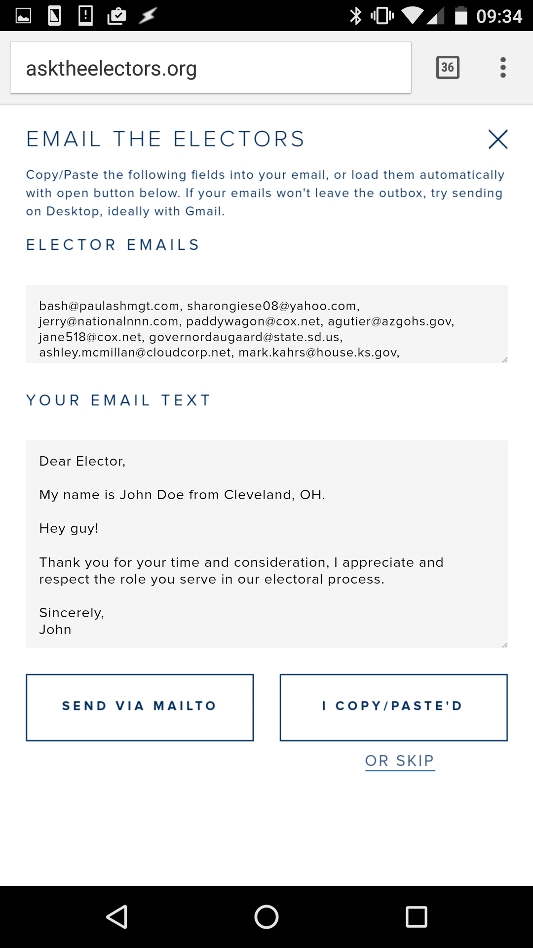 Ask The Electors gallery image