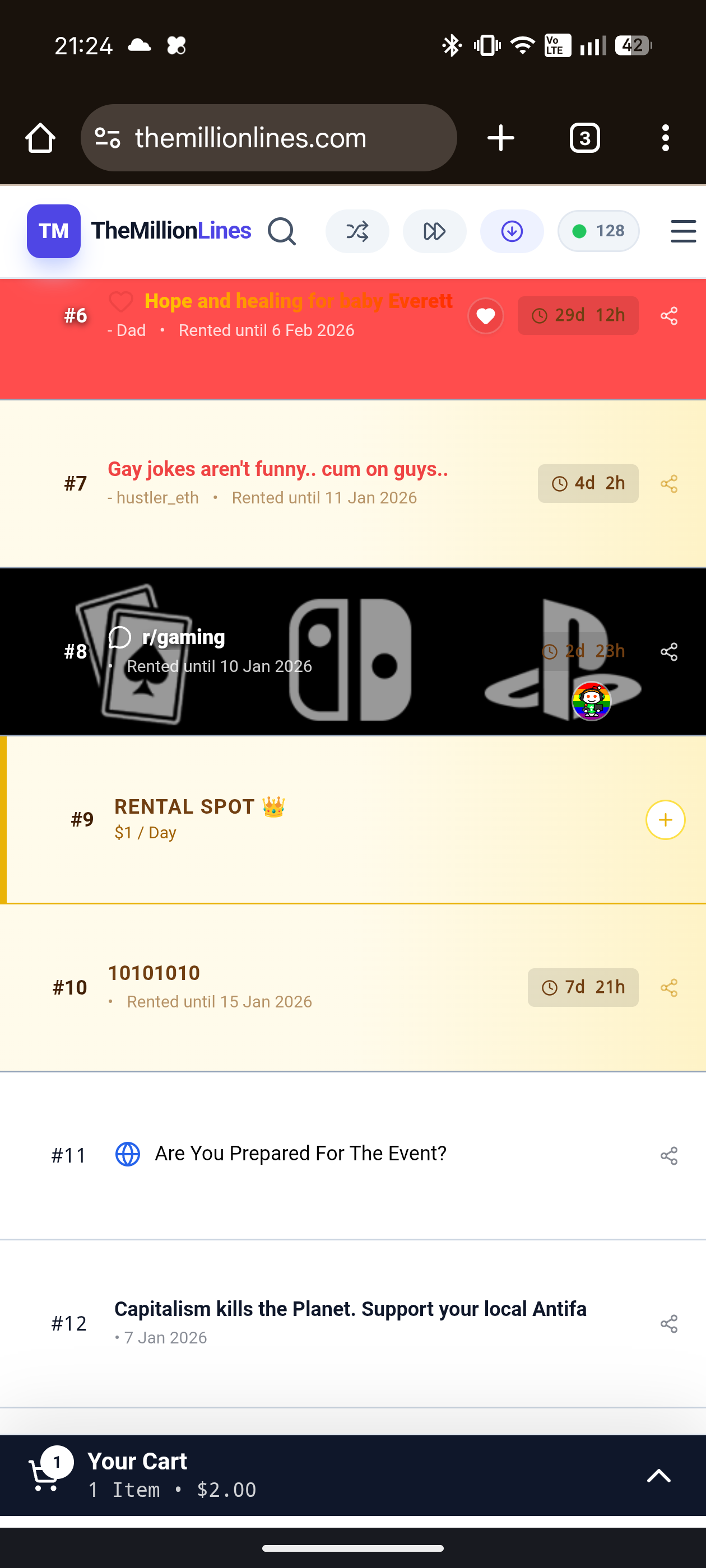 The One Million Lines gallery image