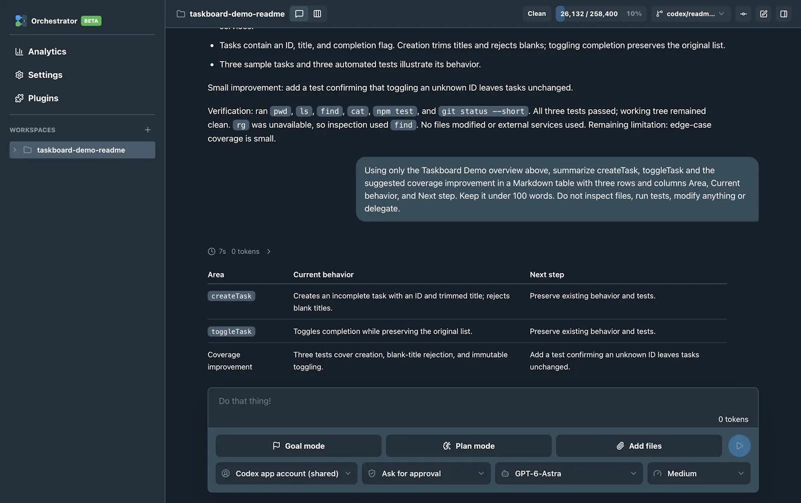Orchestrator screenshot 3