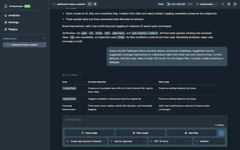 Orchestrator screenshot 3
