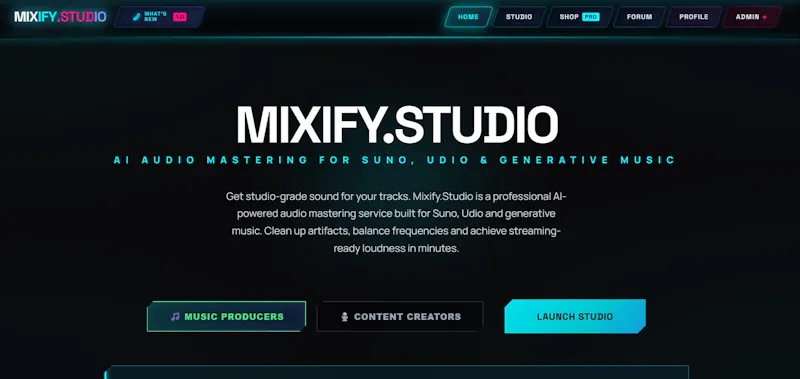 Mixify.Studio screenshot 1