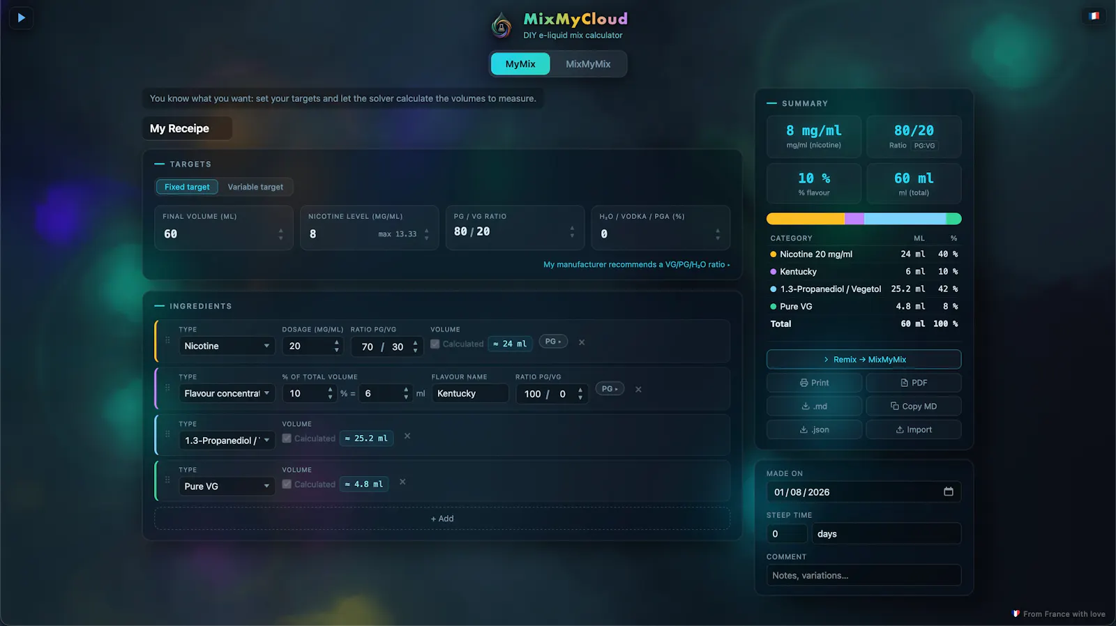 MixMyCloud screenshot 2