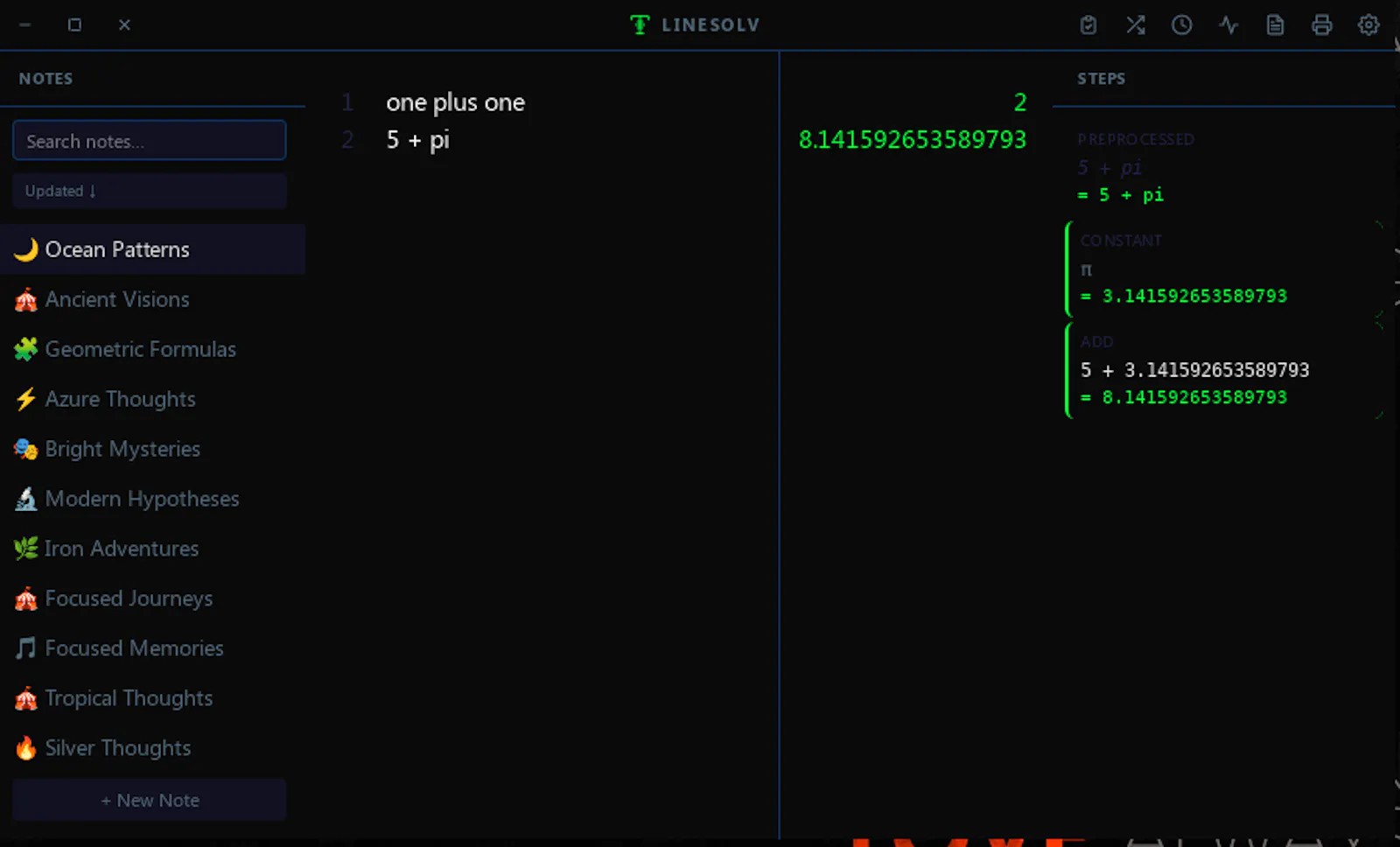 LineSolv screenshot 3