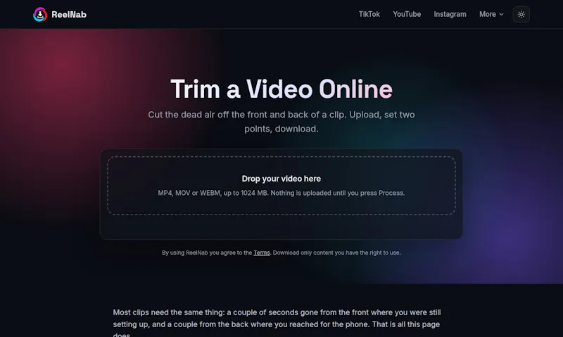 ReelNab screenshot 1