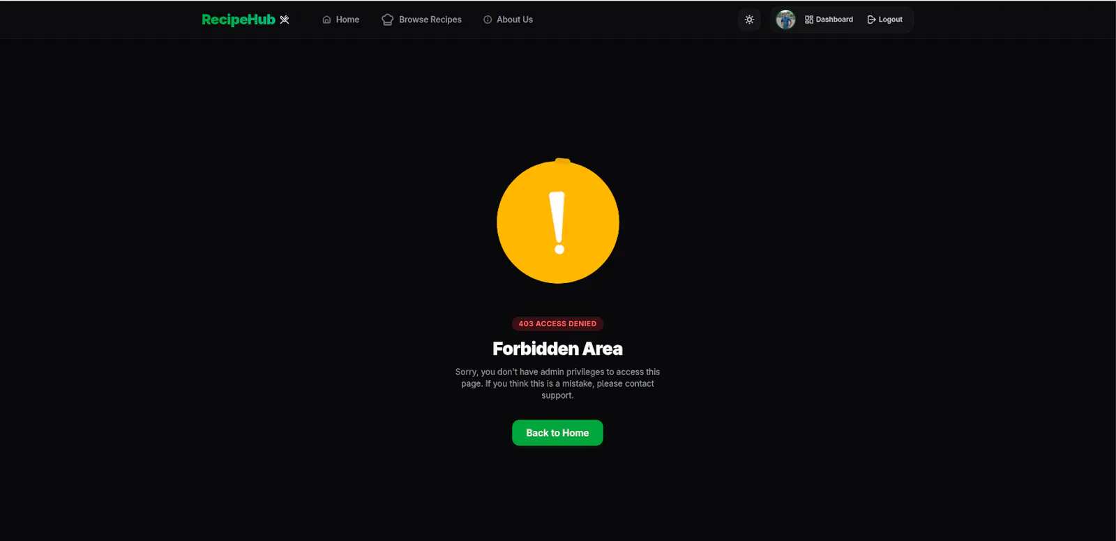RecipeHub screenshot 3