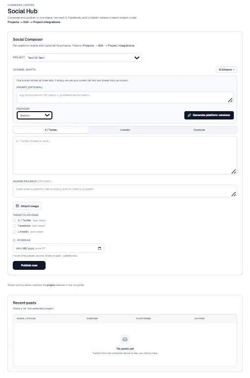 Snyho: AI Content Command Center screenshot 6