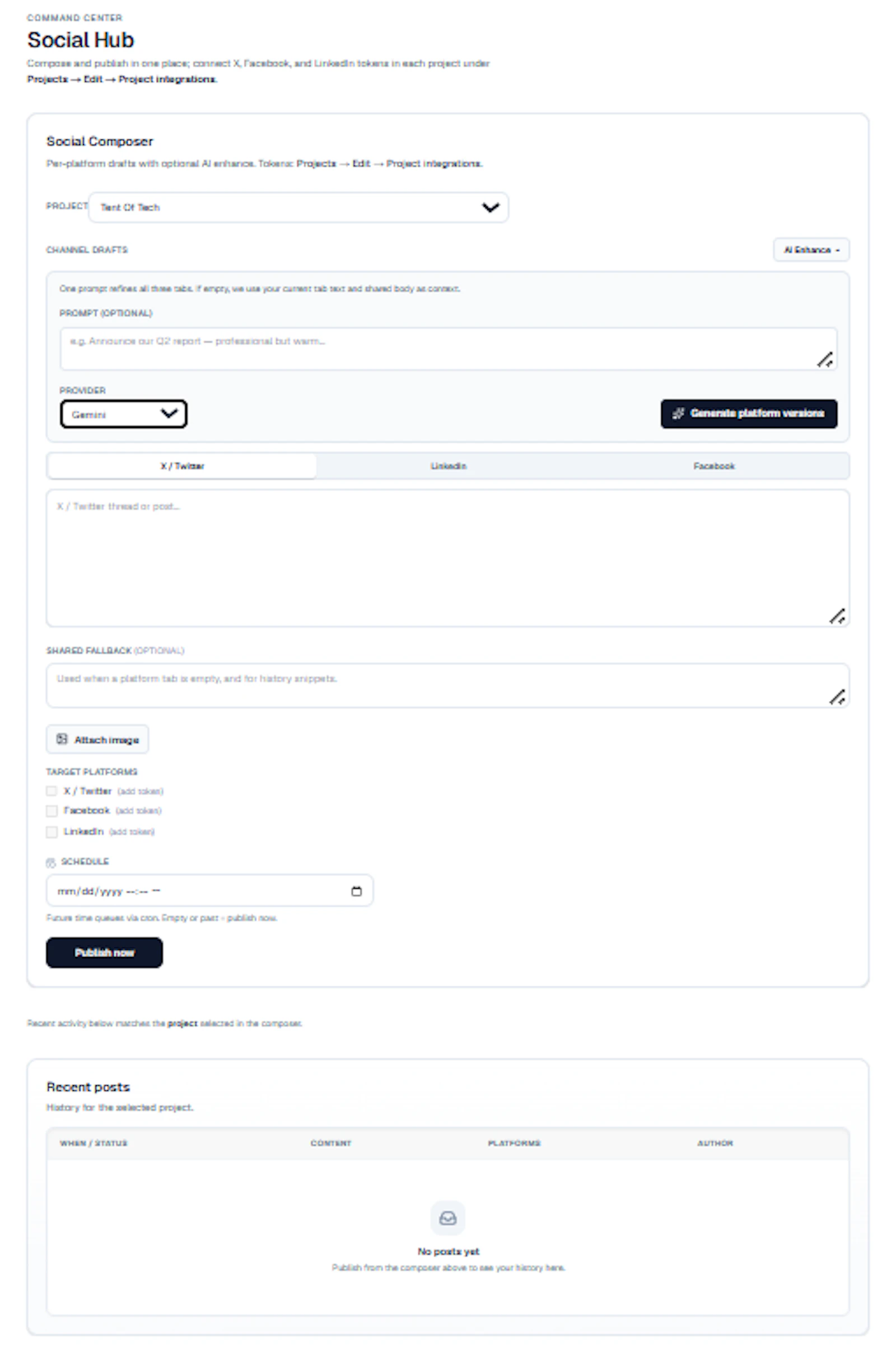 Snyho: AI Content Command Center screenshot 6