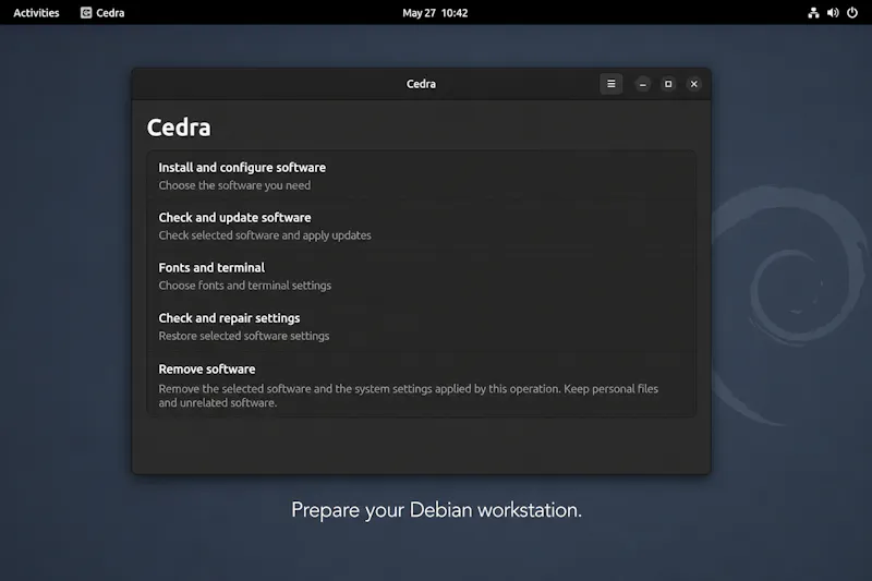 Cedra System screenshot 1