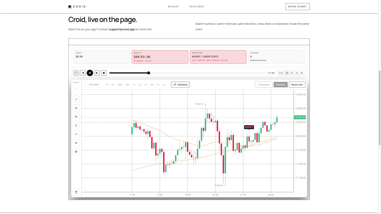 Croid — Charts on roids screenshot 2