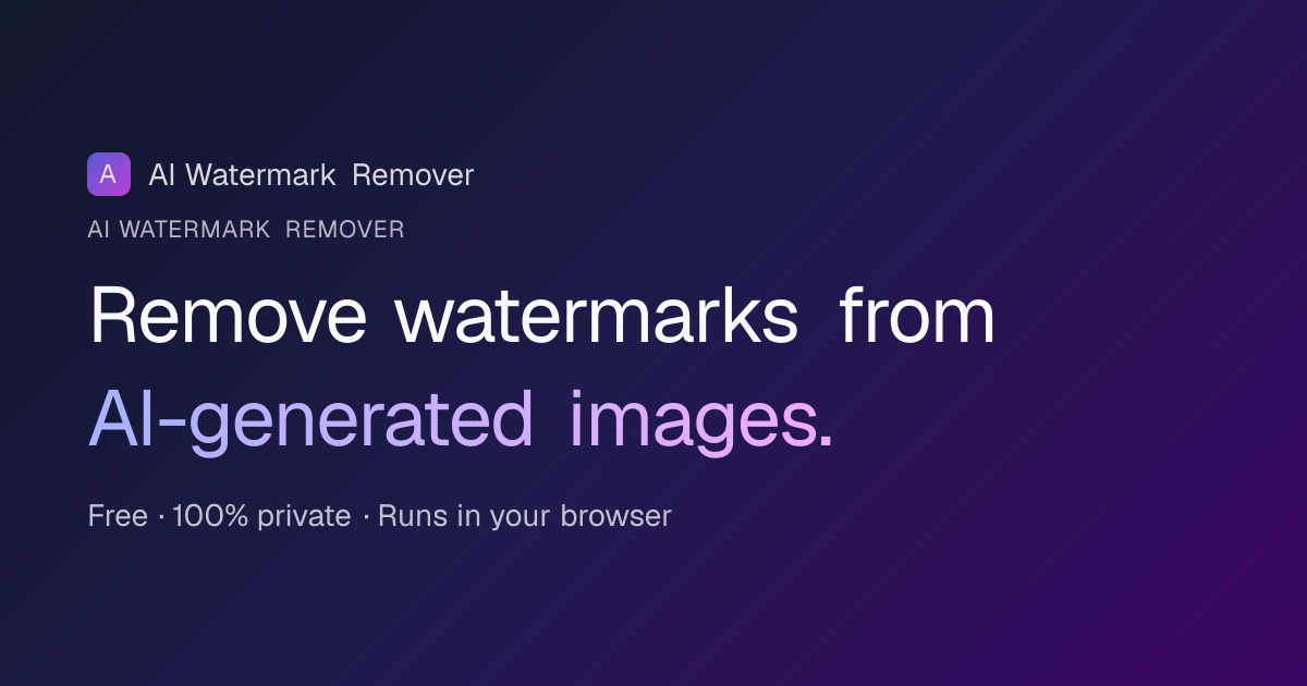 AI Watermark Remover gallery image