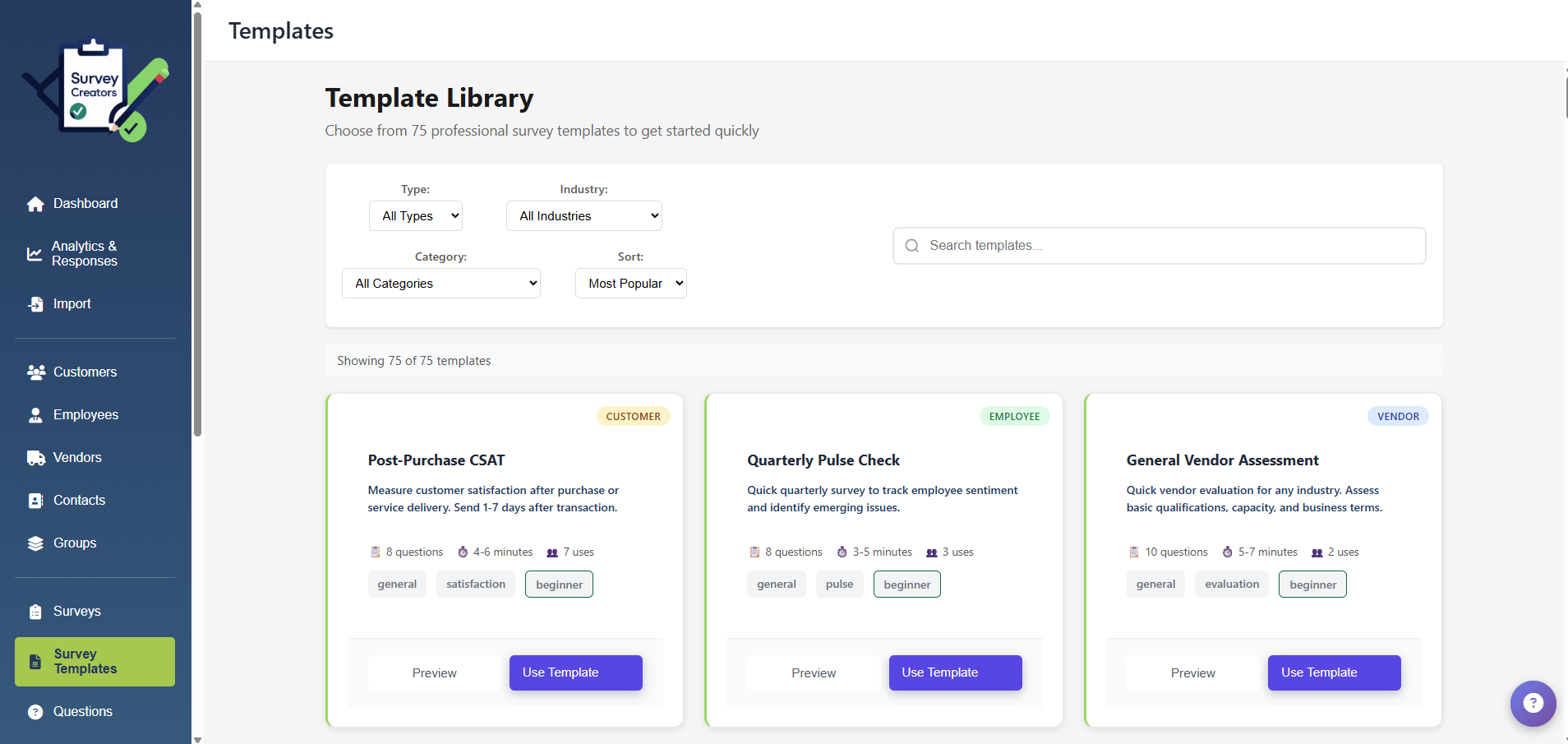 Survey Creators gallery image