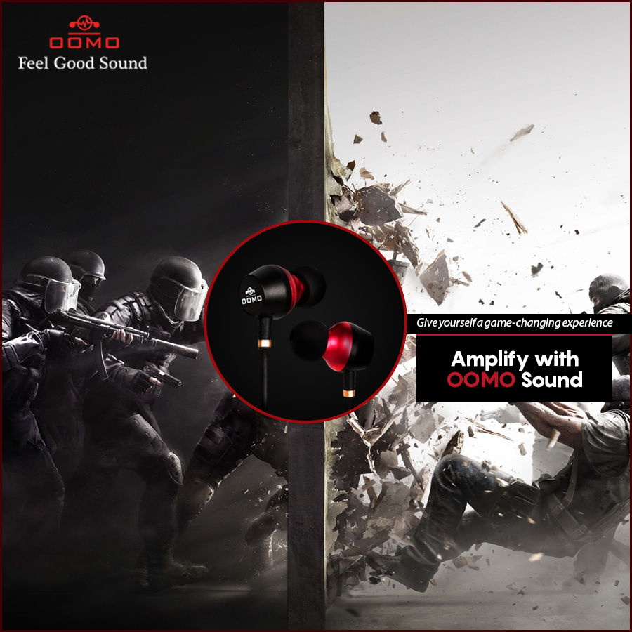 Oomo - World's 1st 3D 5.1 Virtual Surround Sound Earbuds - True Fidelity gallery image