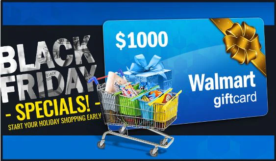 Walmart $1000 Gift Card