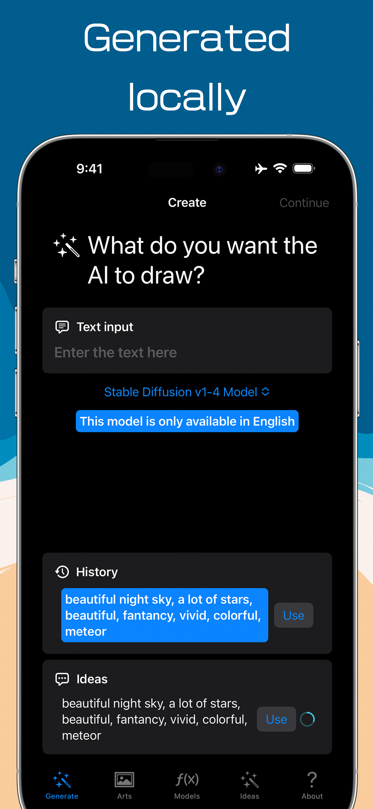 Artai: difusión estable local en iOS/Mac - Aplicación de generación de imágenes AI, justo en iPhone, iPad o Mac media 2