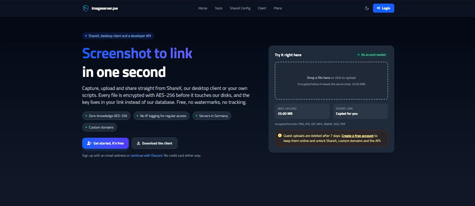imageserver.pw screenshot 1
