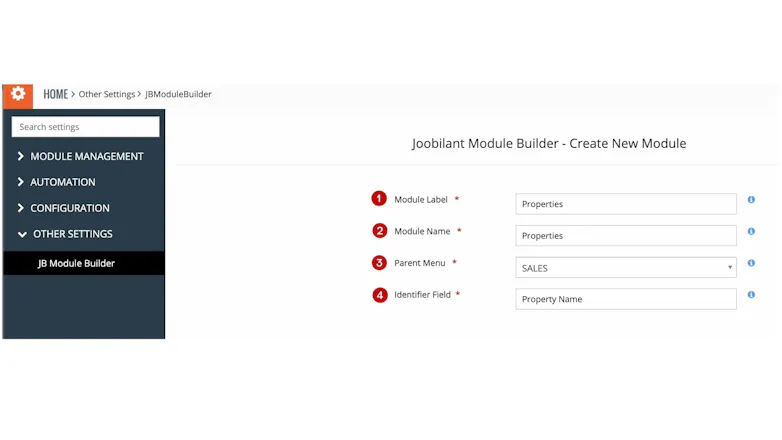 Vtiger Module Builder gallery image