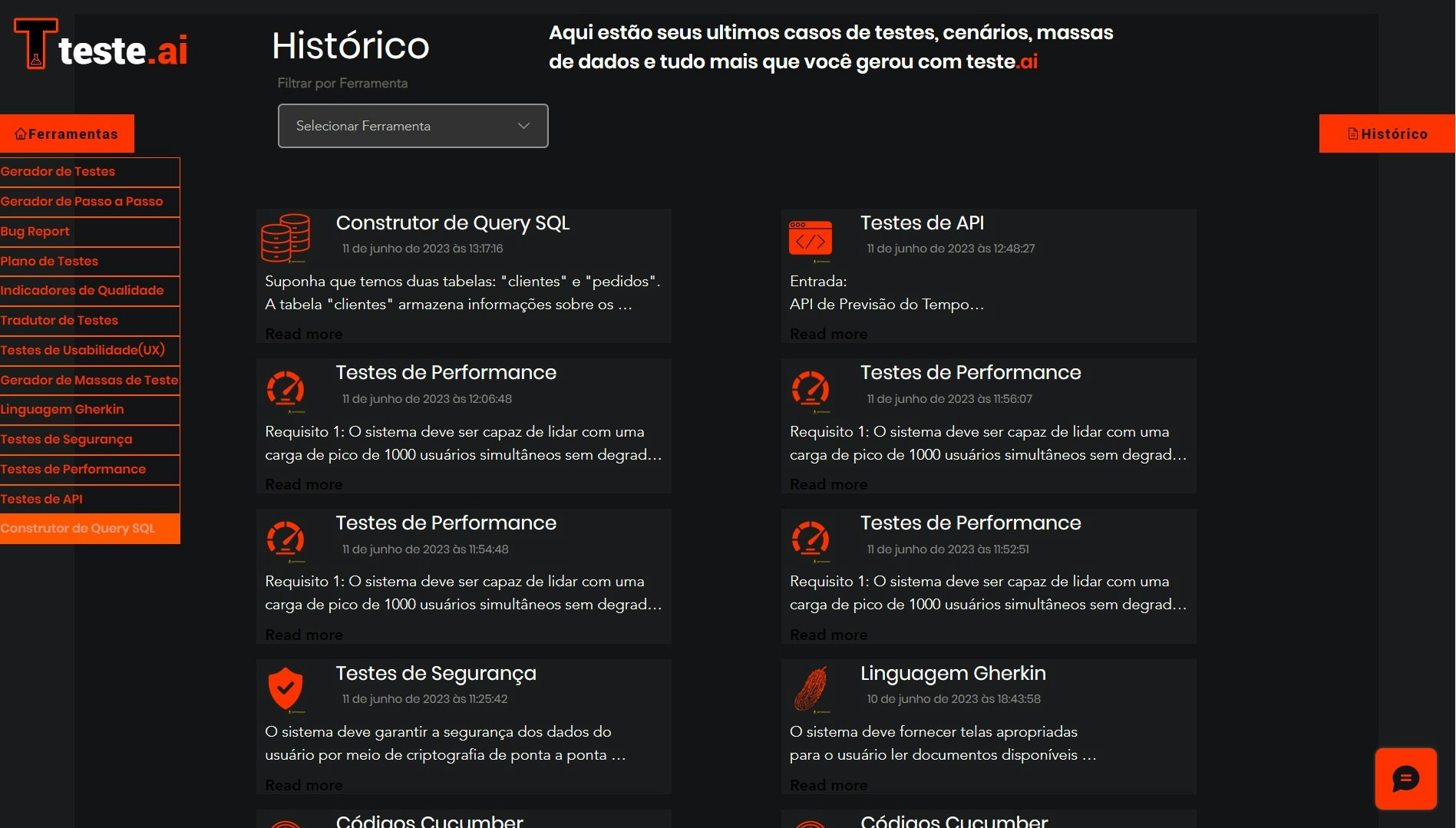 Teste.ai - AI ile çalışan akıllı yazılım testi araç kutusu medya 5