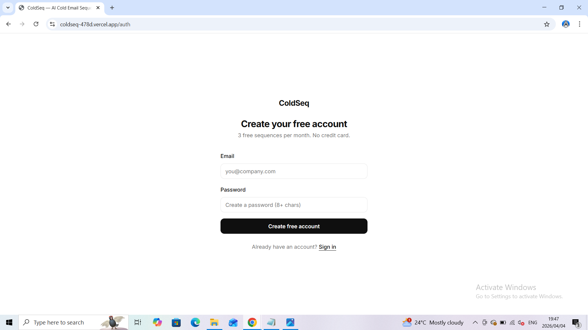 Coldseq gallery image
