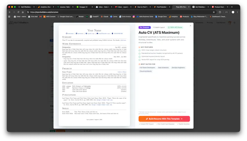 MyCVBuilders screenshot 6