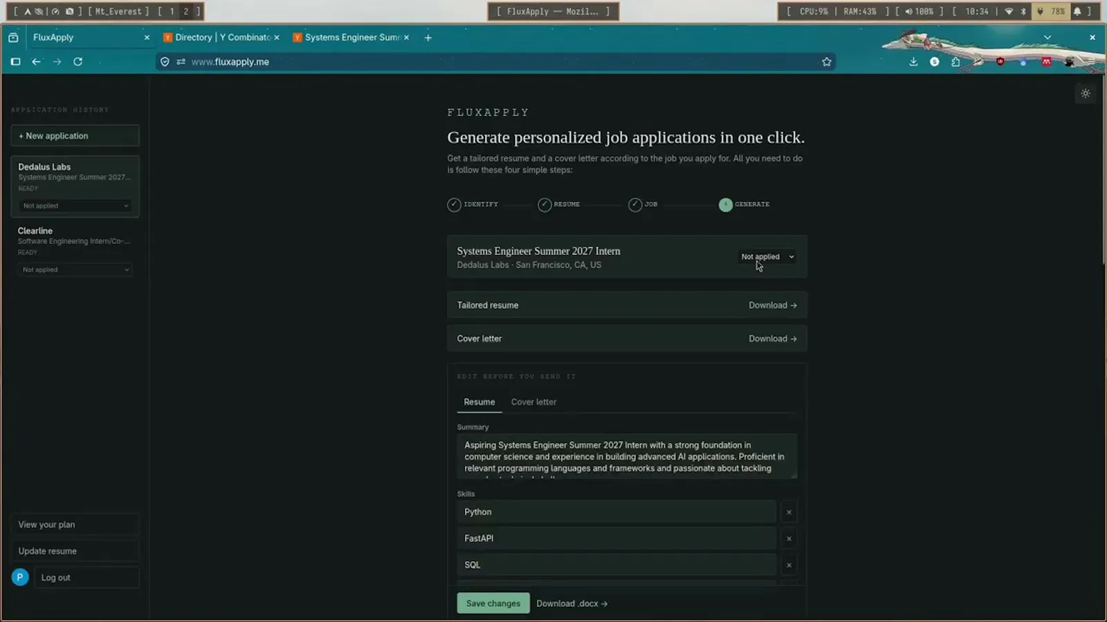 FluxApply screenshot 1 (video preview)