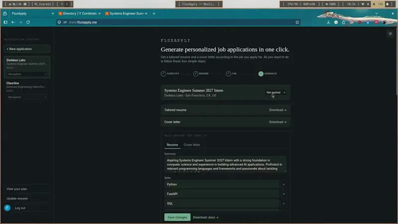 FluxApply screenshot 1 (video preview)