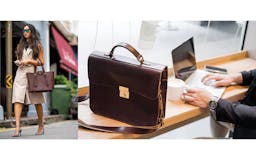 B+ collection Tote and Briefcase Bags media 3