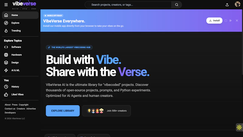 VibeVerse screenshot 2