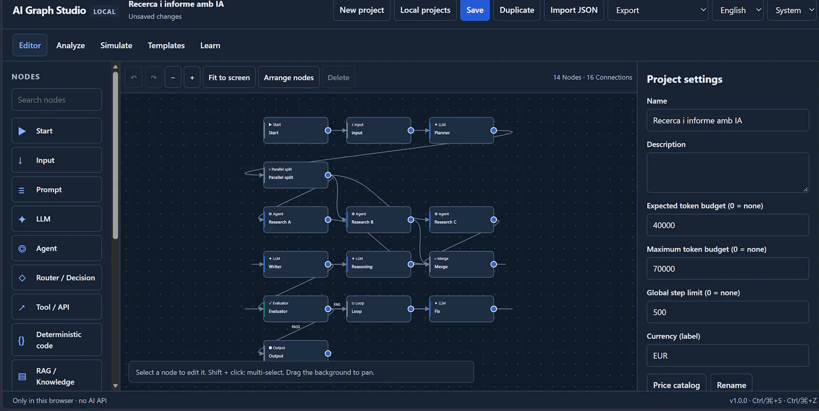 AI Graph Studio screenshot 1