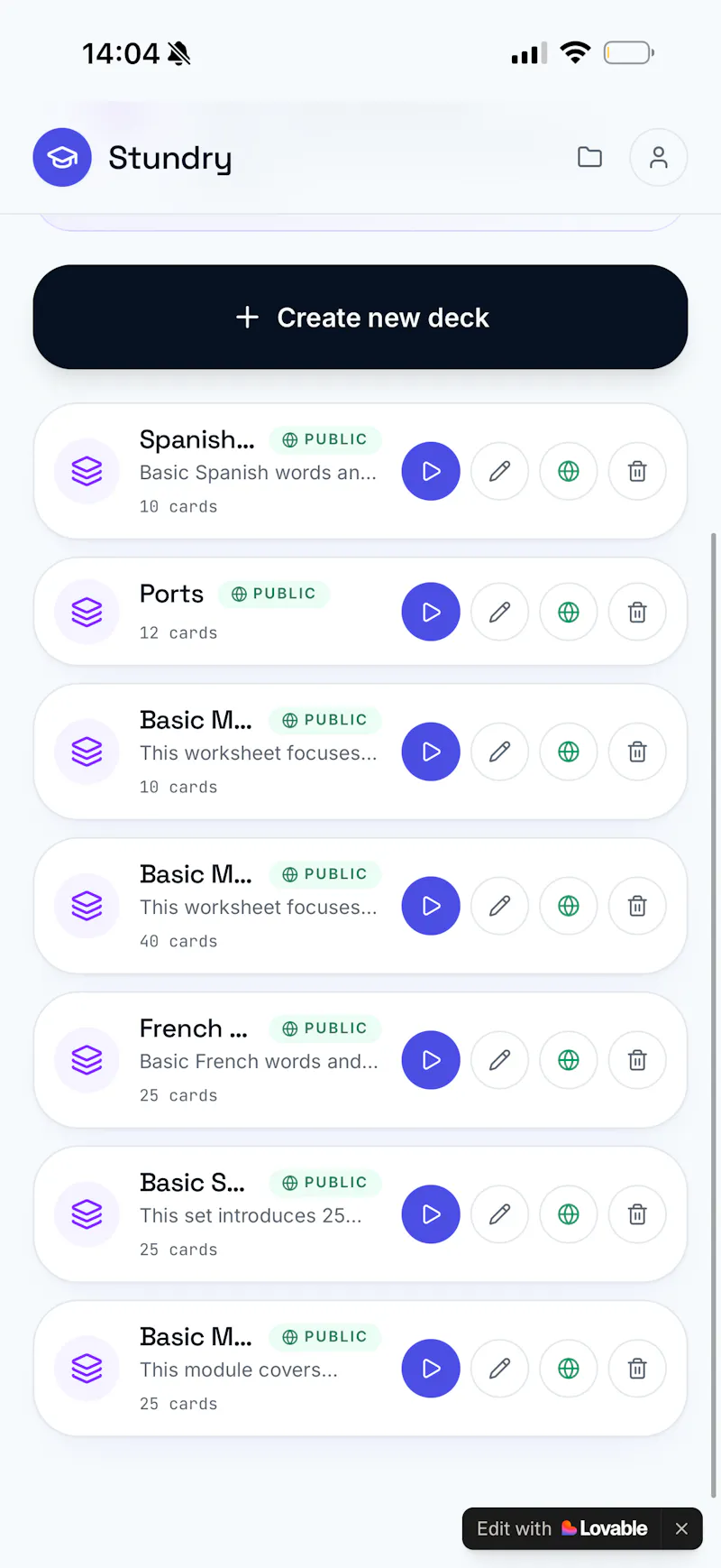 Stundry — Master any subject screenshot 2