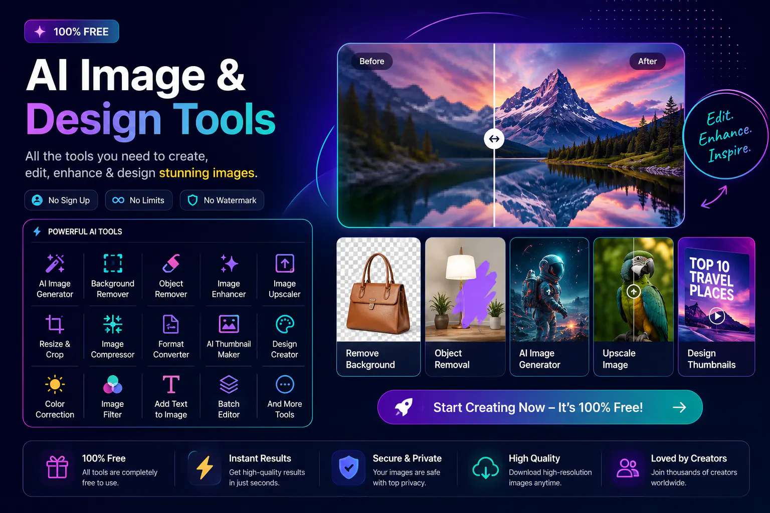 AI Image and AI generate videos — Free