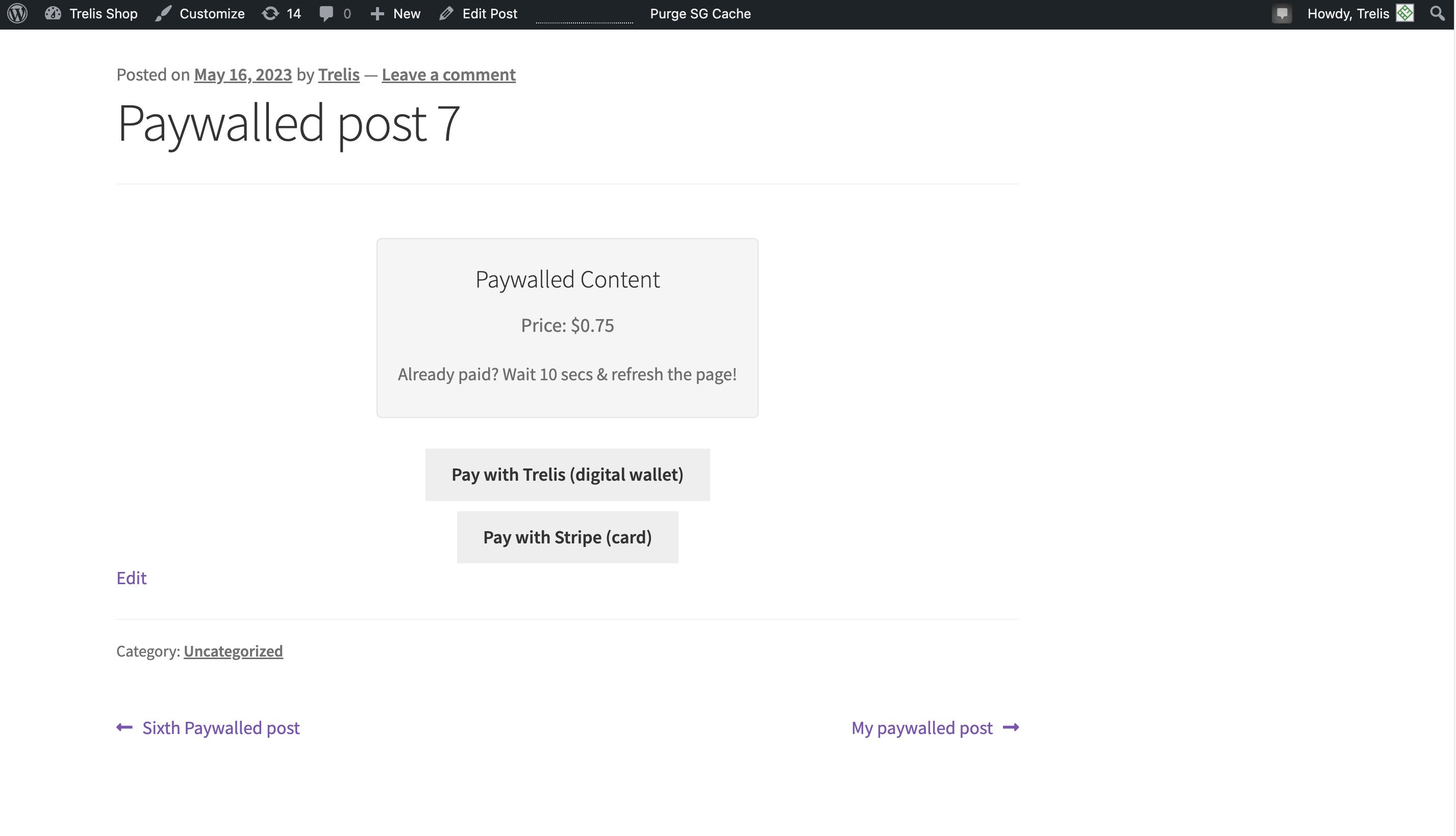 Микропластики Paywall - Paywall WordPress Content всего за 0,01 долл. США медиа 2