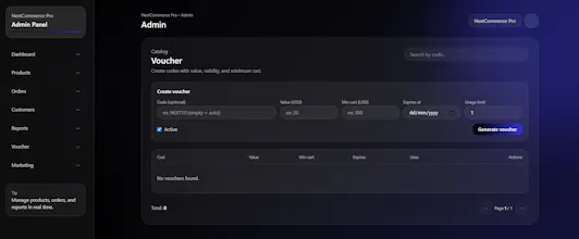 NextCommerce Pro gallery image