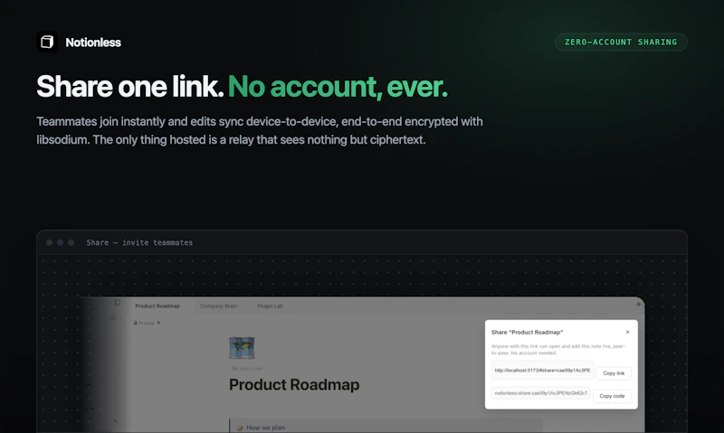 Open-source Notion alternative. screenshot 5