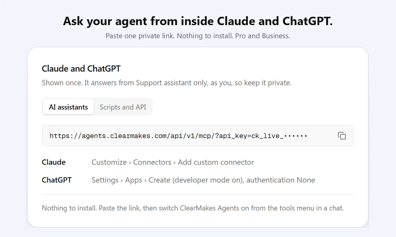 ClearMakes Agents screenshot 5