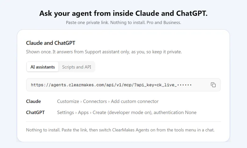 ClearMakes Agents screenshot 5