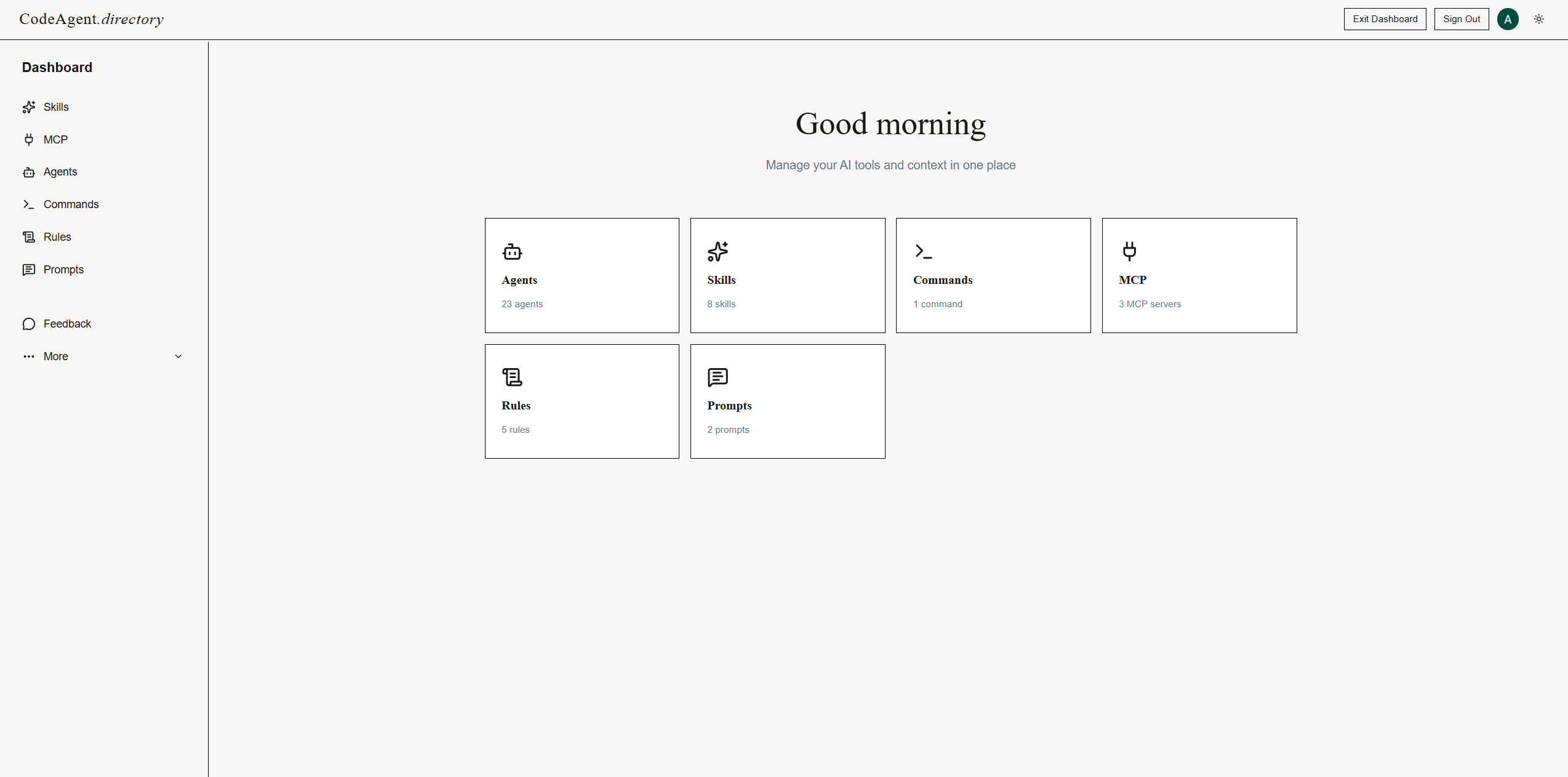 CodeAgent.Directory - Screenshot 4 showing product features and functionality