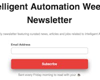 Weekly Intelligent Automation Newsletter media 1