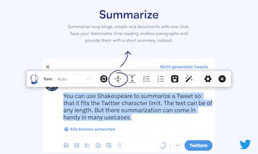 Shakespeare AI Writing Toolbar gallery image