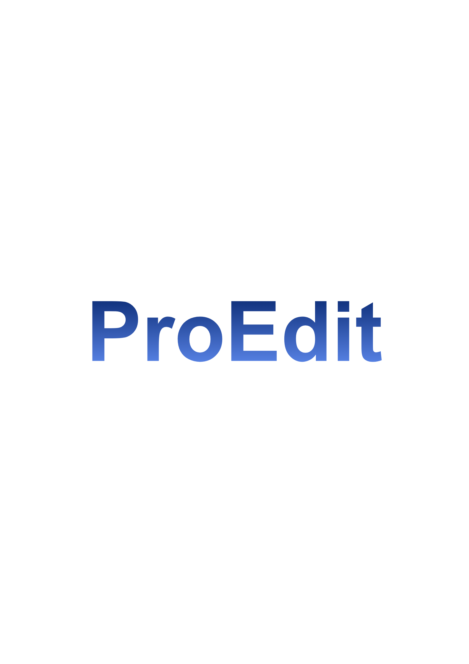 ProEdit - Product Hunt launch logo and brand identity