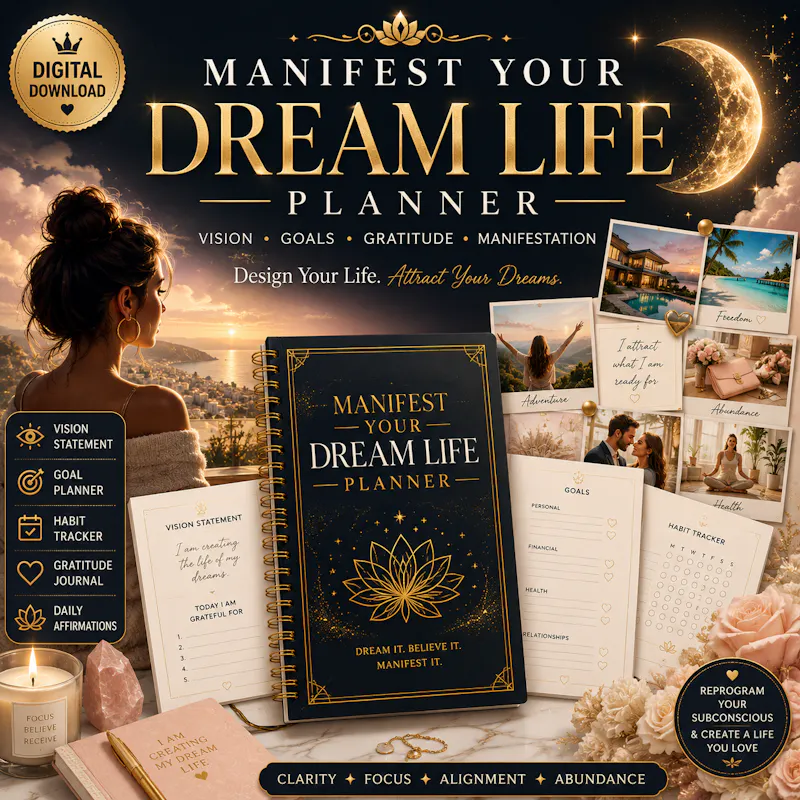 Manifest Your Dream Life Planner screenshot 1