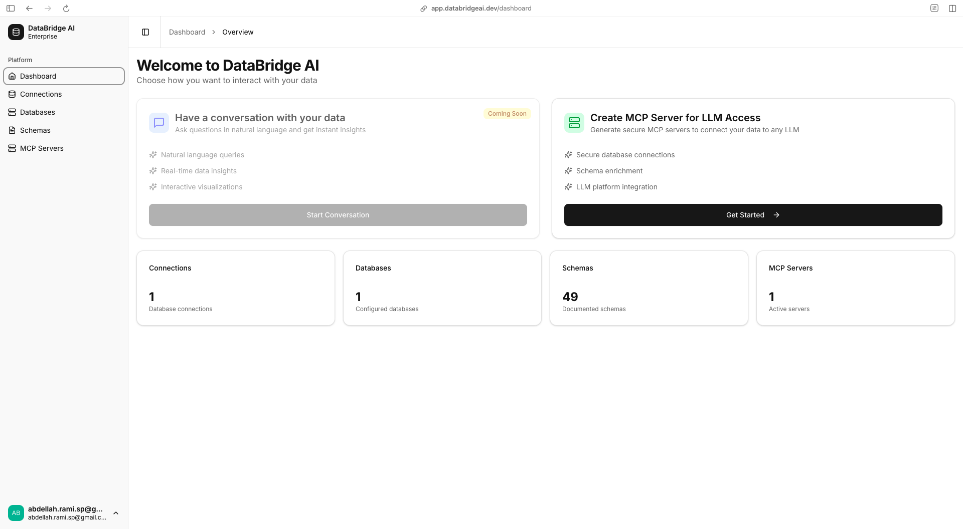 Databridge AI - Conecte los datos de cualquier motor DB a modelos de IA a través del servidor MCP media 3