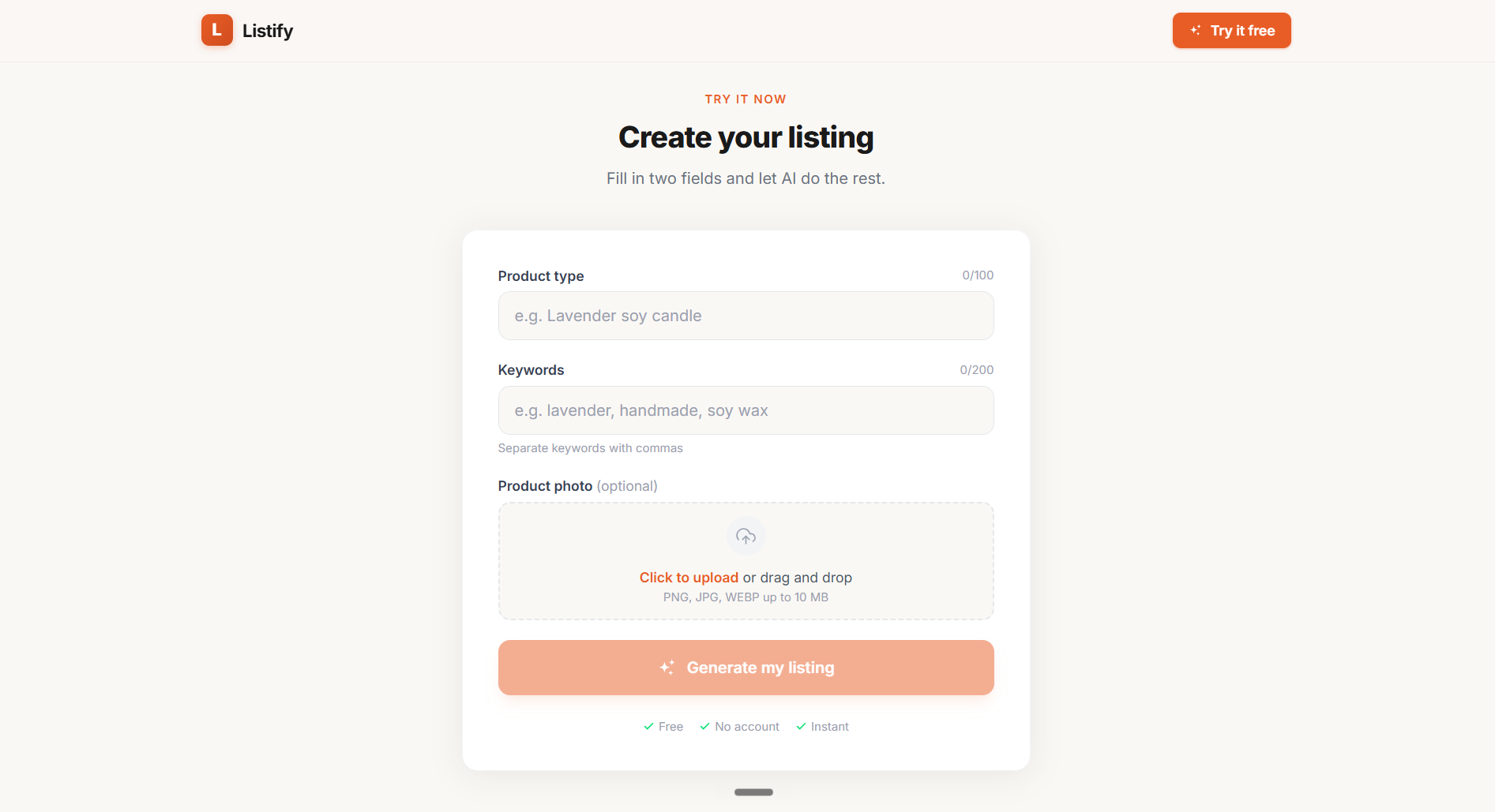 Listify gallery image